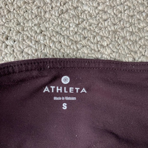 Athleta Womens Leggings Size Small Purple Revelation Splits Pull On Yoga Tights - Picture 8 of 11